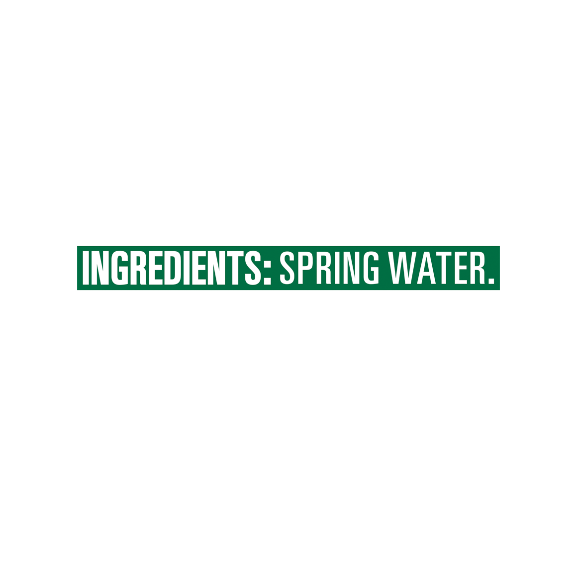 Poland Spring® Brand Spring Water .5 Pint (8 oz.) - Bottle - Case of 12
