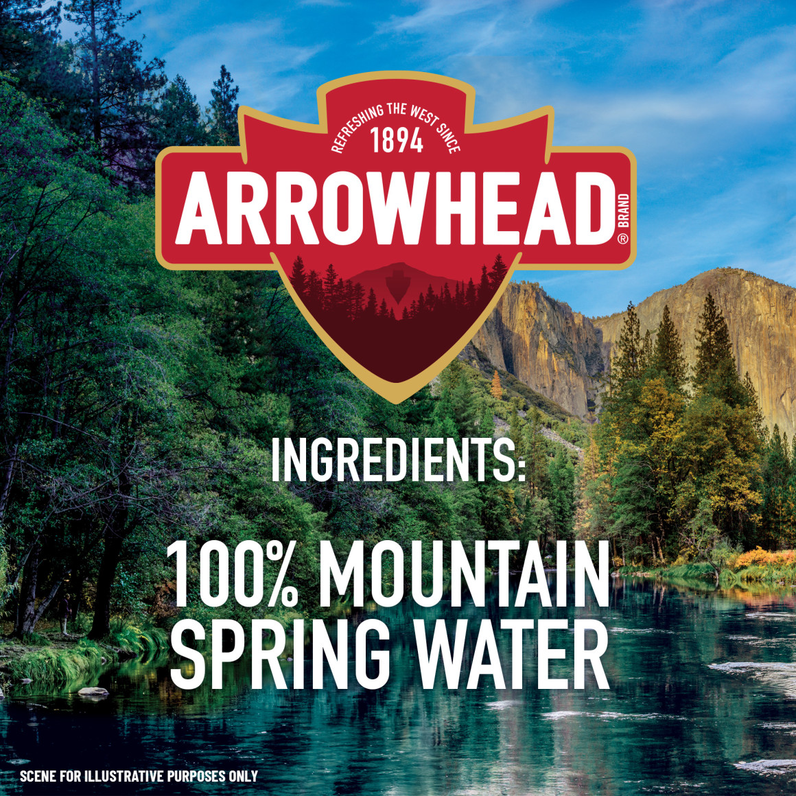 Arrowhead® Mountain Spring Water, 16.9 oz. Packs of 24, Pallet of 78 Cases