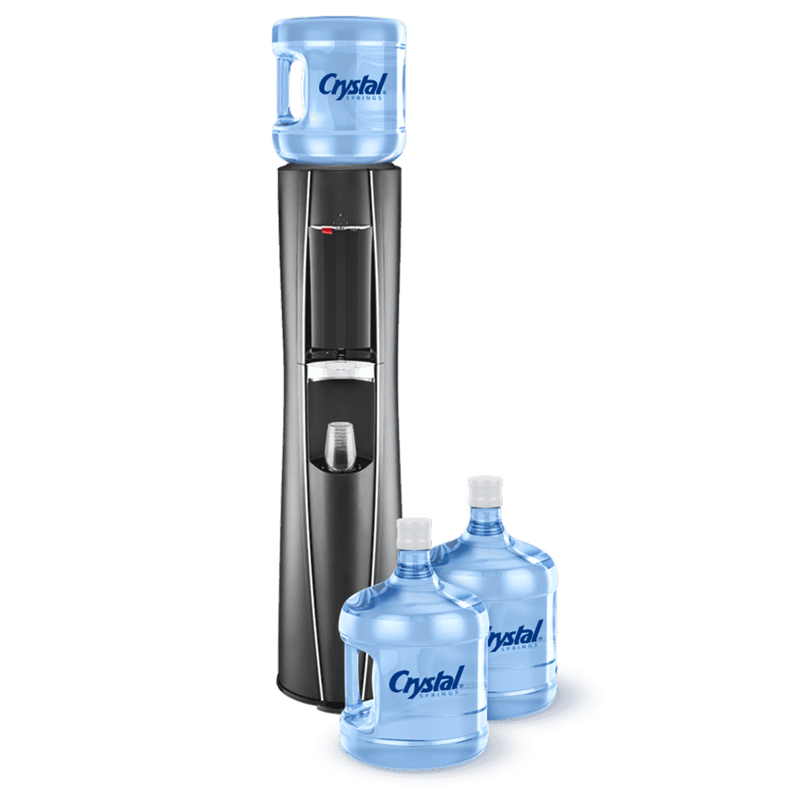 Crystal Springs® Purified Water 3 Gallon Bottle