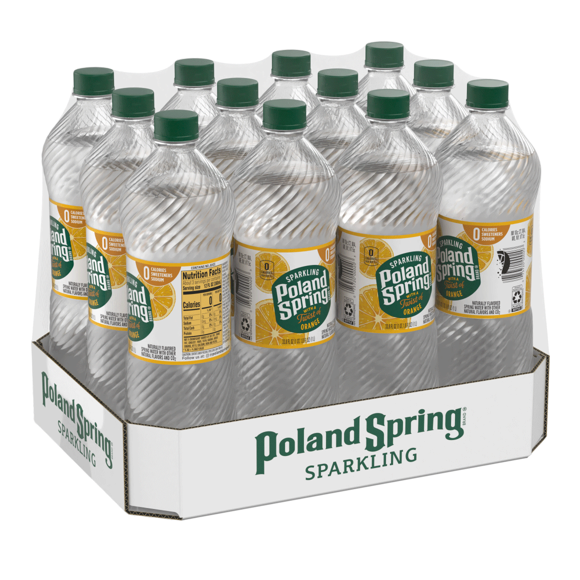 Poland Spring® Orange Sparkling Water