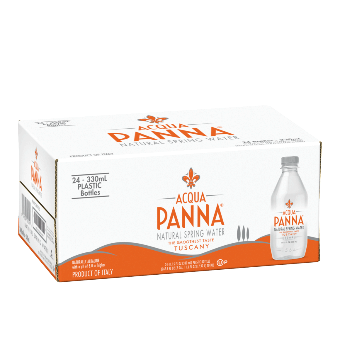 Acqua Panna® Natural Spring Water - Plastic, 330 ml (11.15 oz.) - Bottle - Case of 24