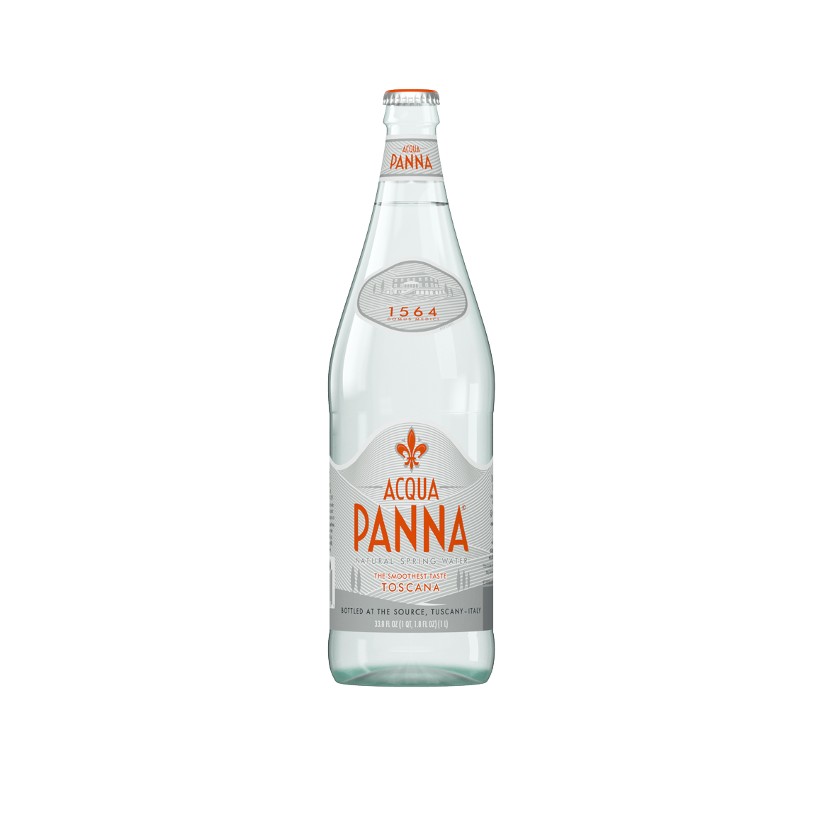 Acqua Panna® Natural Spring Water - Glass, 1 Liter Bottle (12 pack)