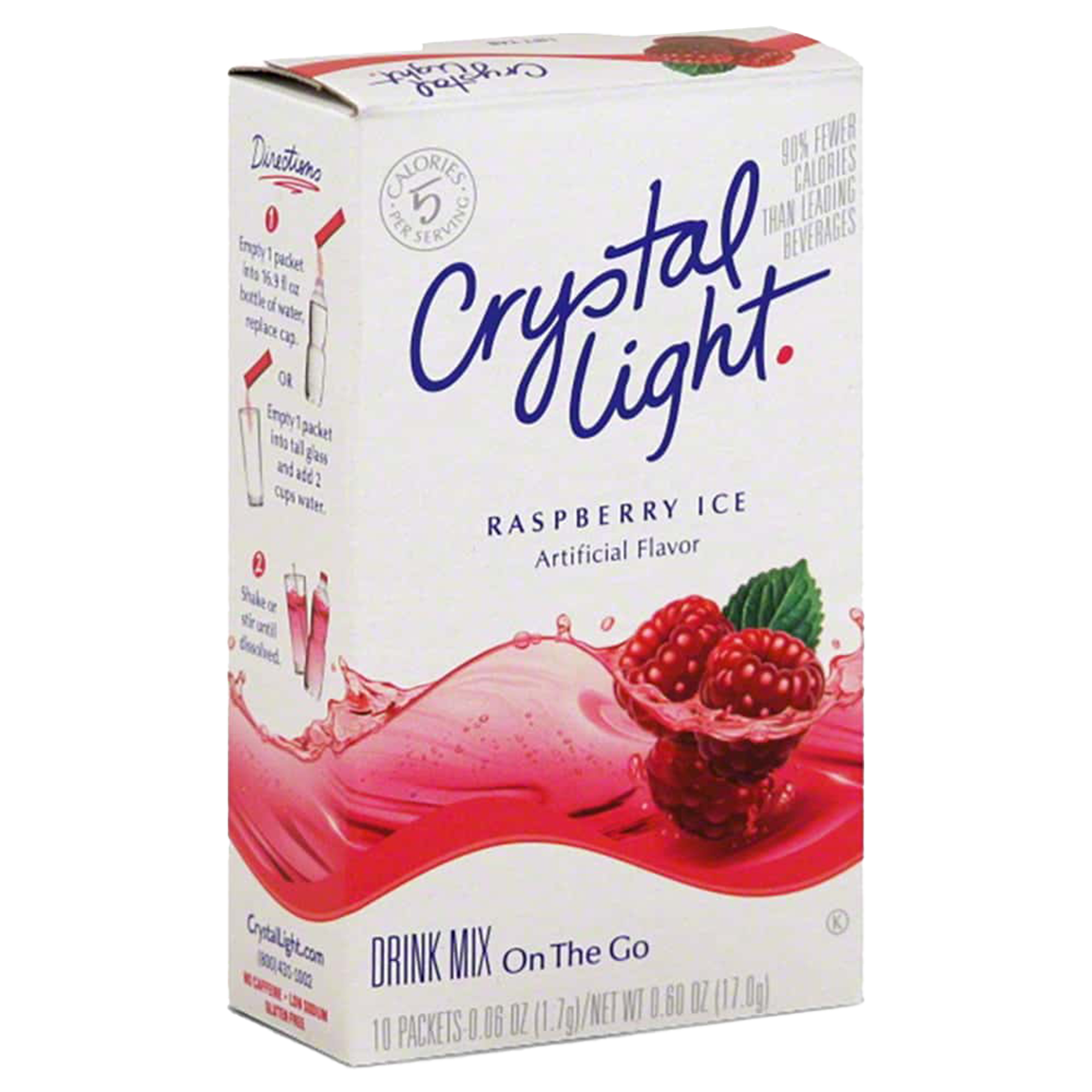 Crystal Light Raspberry Ice On The Go 30 Count