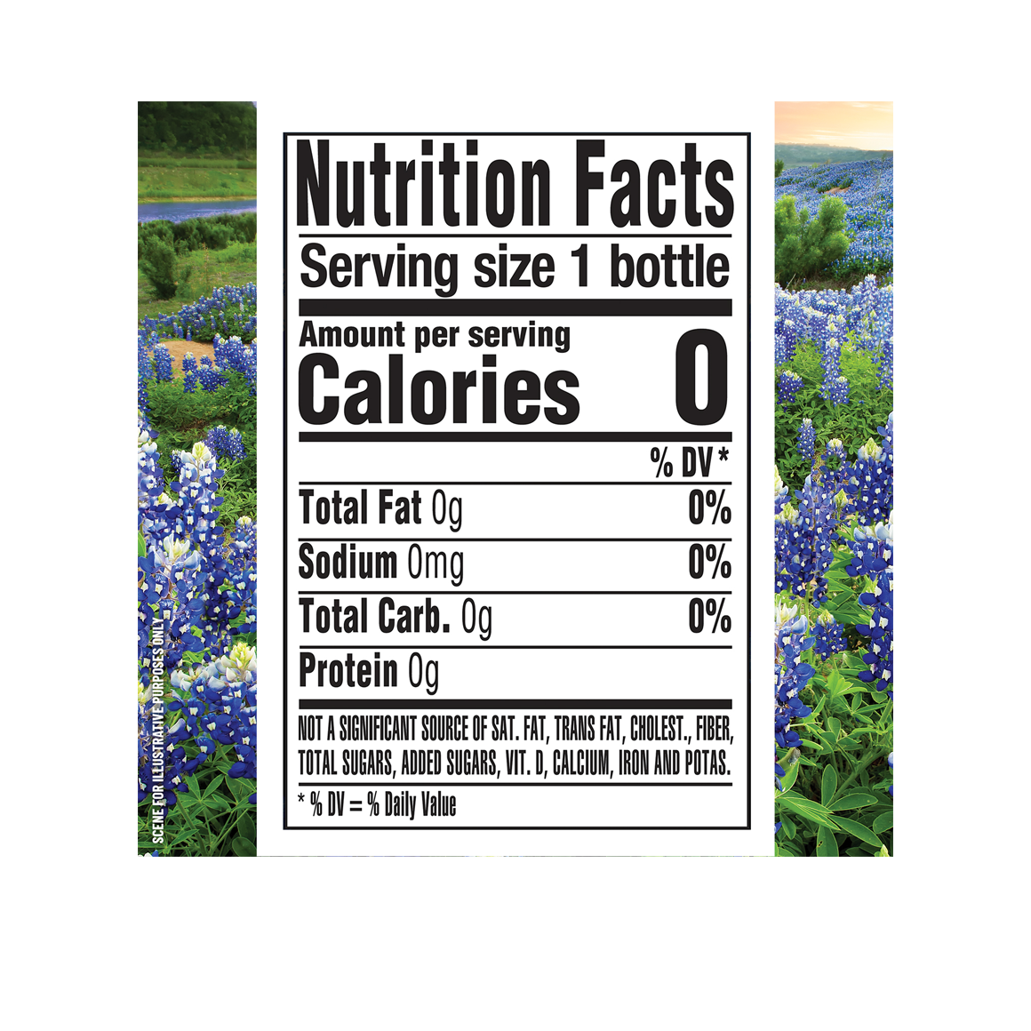 Ozarka® Natural Spring Water .5 Pint (8 oz.) - Bottle - Case of 12