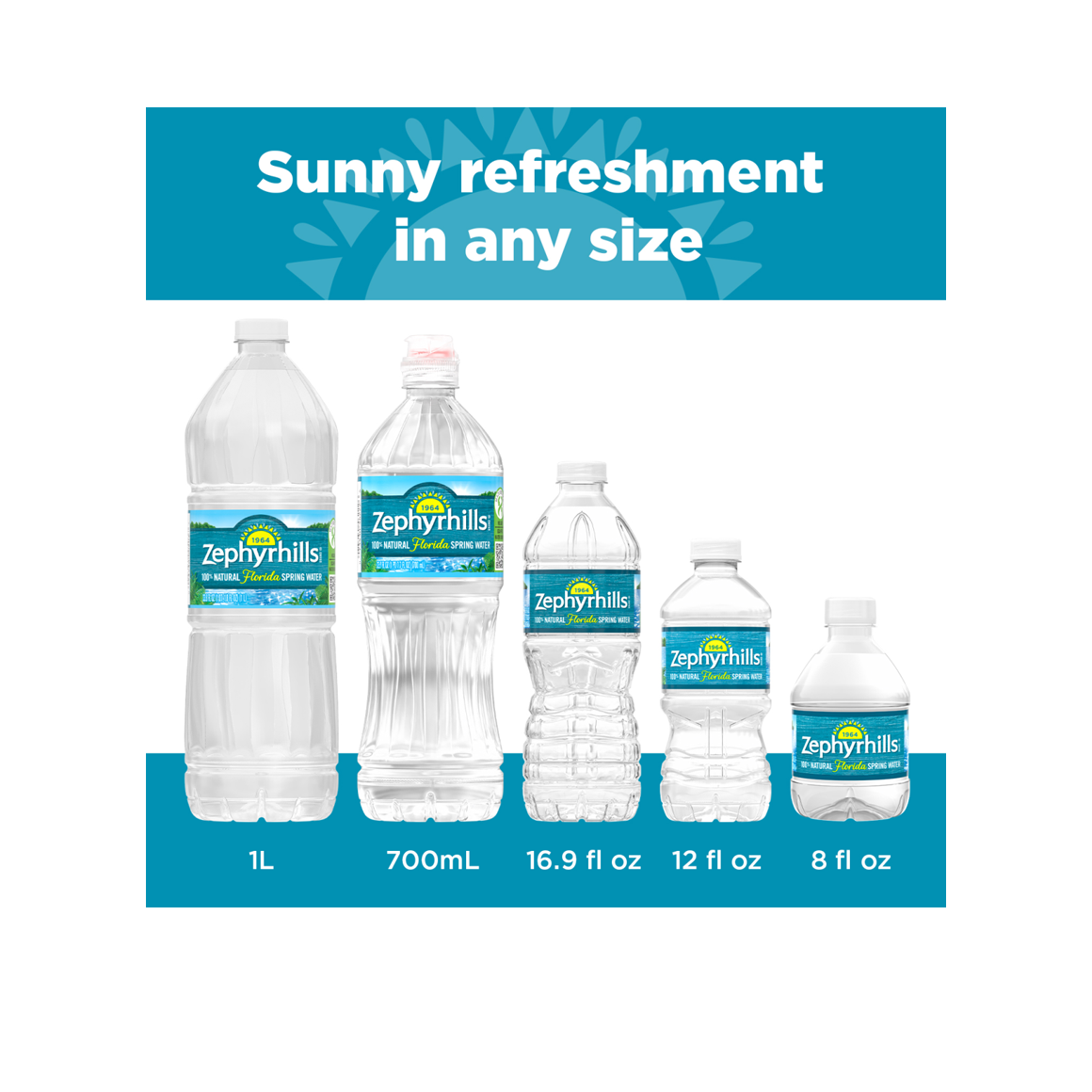 Zephyrhills® Florida Spring Water - 12 oz. - Bottle - Case of 24