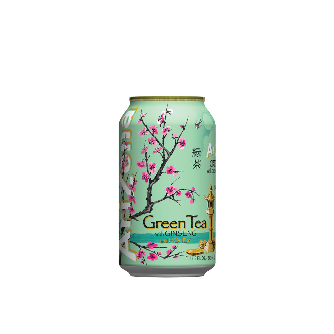 AriZona® Green Tea with Ginseng and Honey 11.5 Fl Oz Standard Can (12 Pack)
