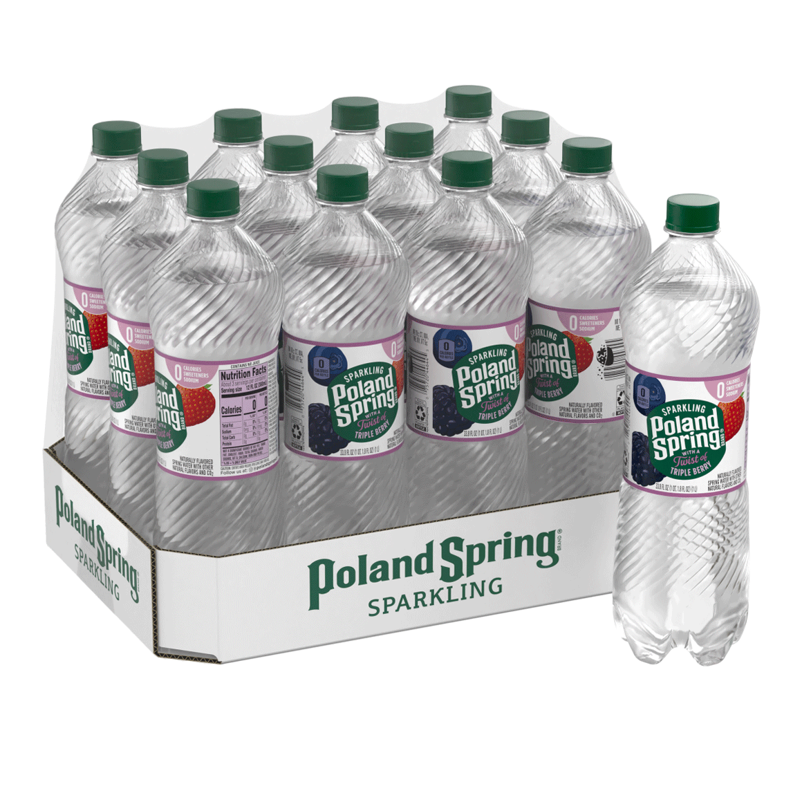Poland Spring® Triple Berry Sparkling Water