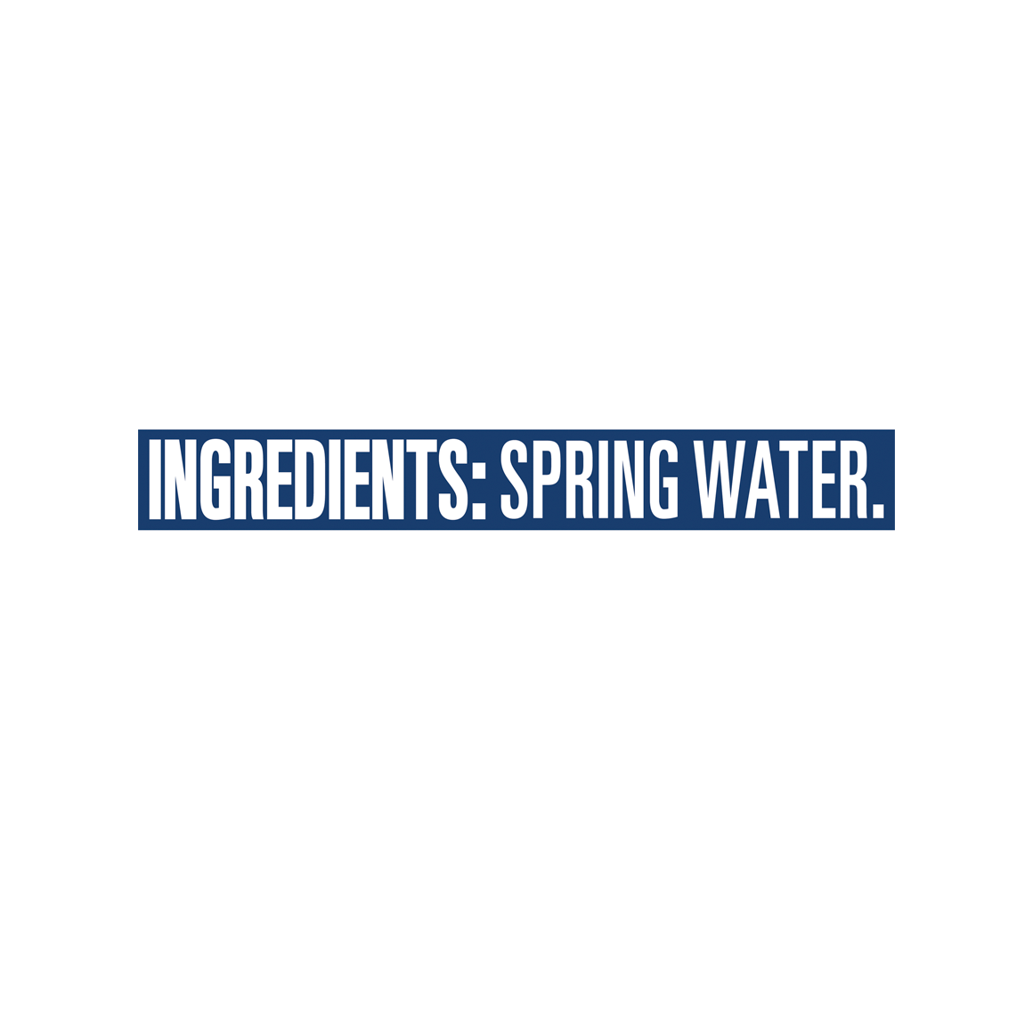 Ice Mountain® Spring Water .5 Pint (8 oz.) - Bottle - Case of 12