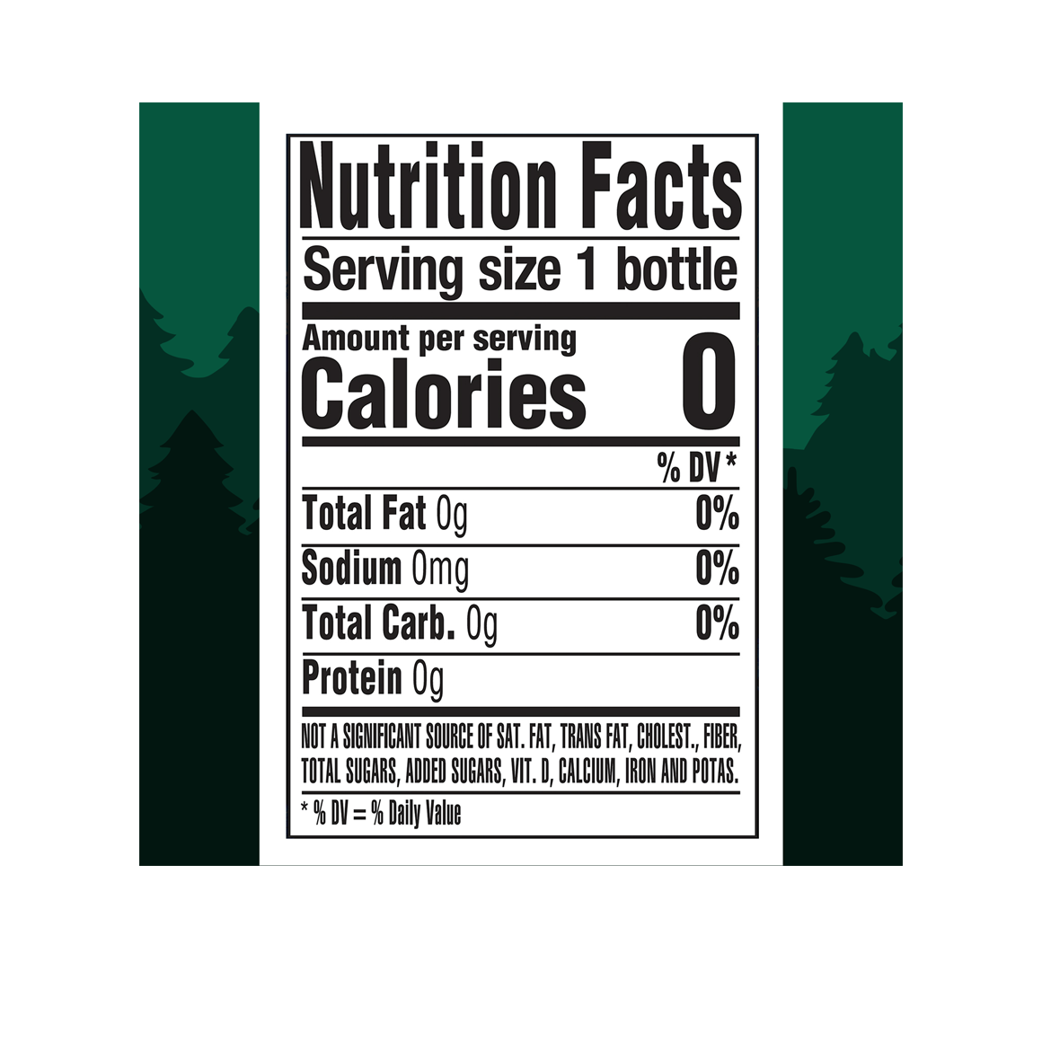 Poland Spring® Brand Spring Water .5 Pint (8 oz.) - Bottle - Case of 12