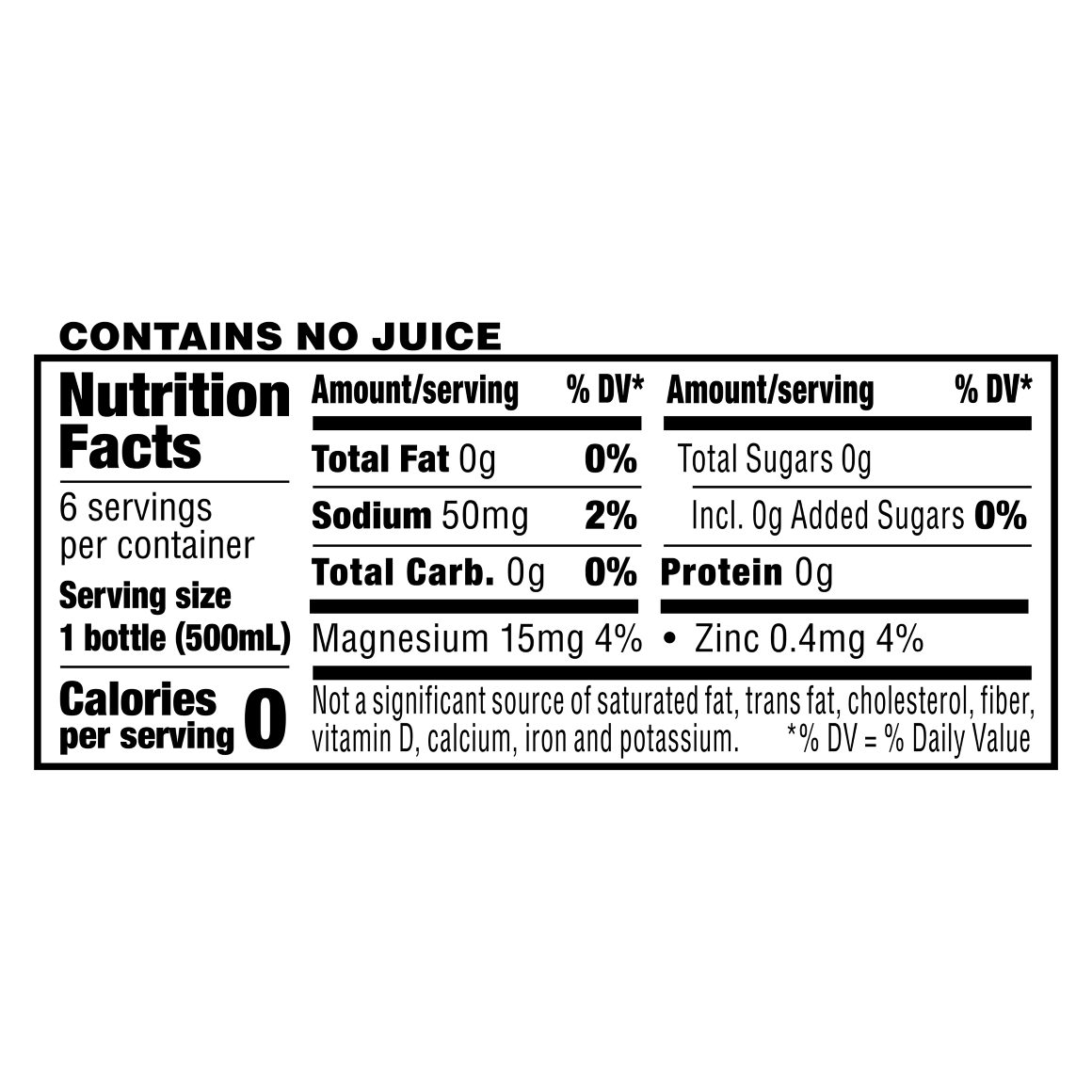 Splash Refresher™, Flavored Water Beverage, Acai Grape Flavor, 16.9 FL OZ Plastic Bottles (24 Count)