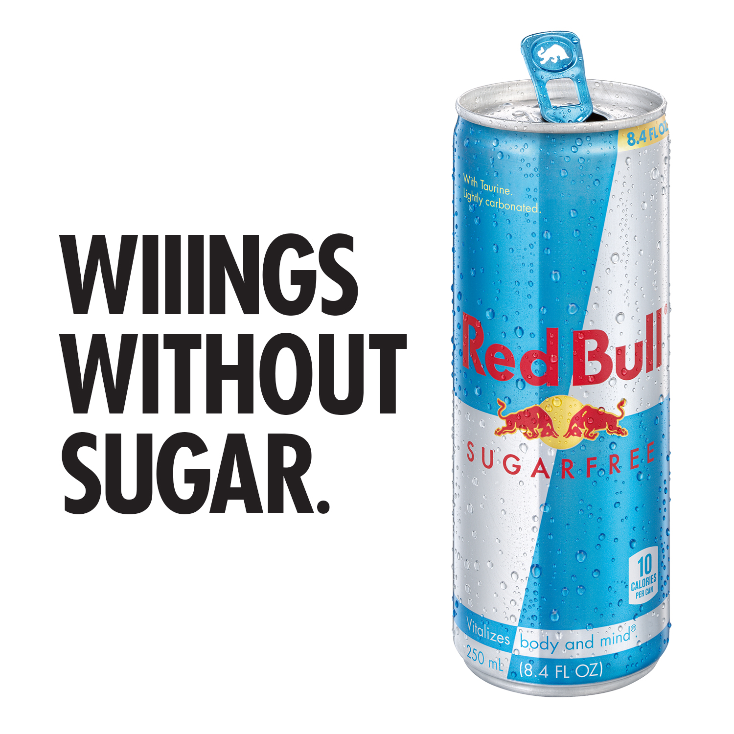 Red Bull Energy Drink Sugar Free 8.4 FL Oz Aluminum Cans (24 Pack)