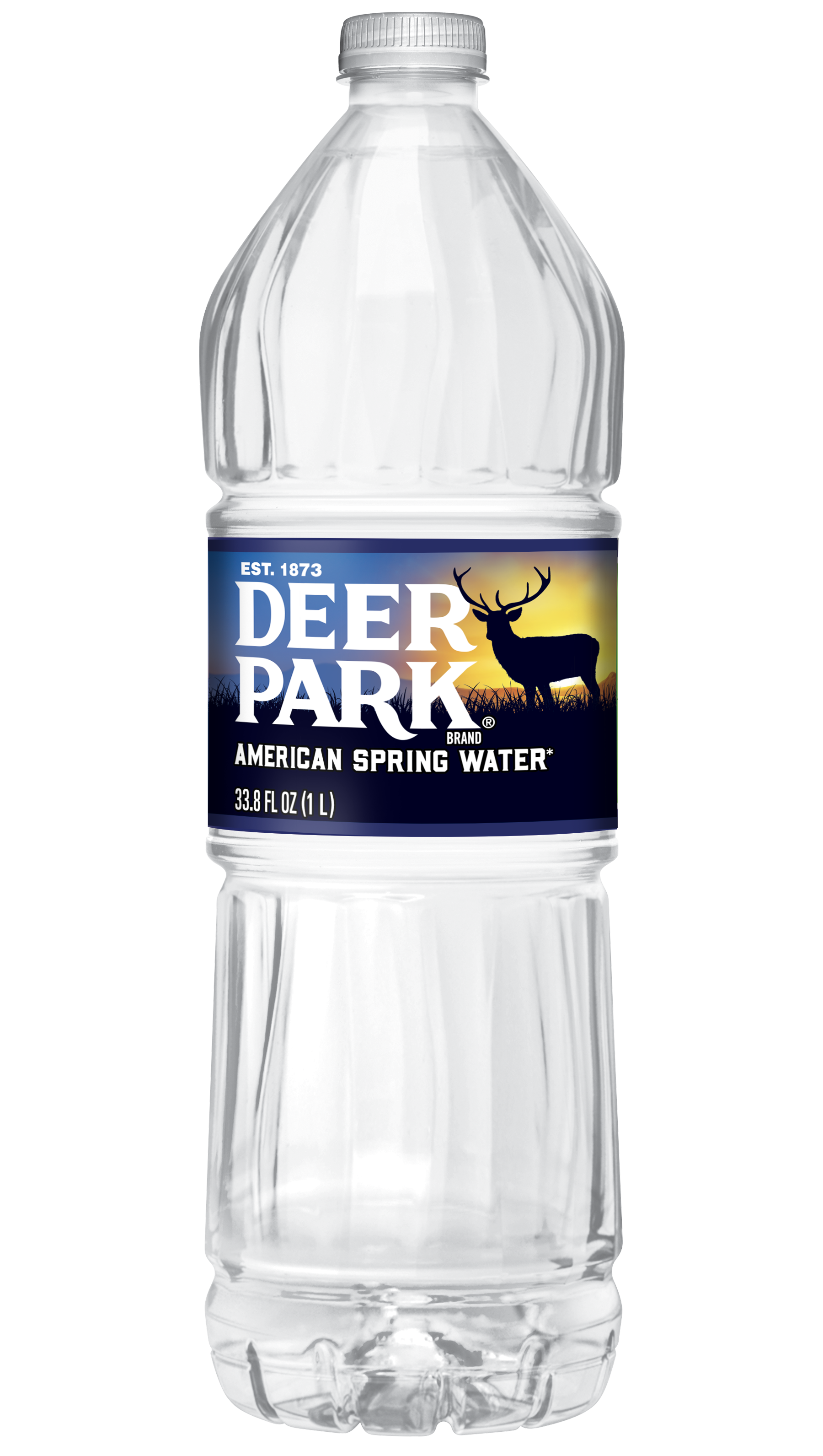 DEER PARK Brand 100% Natural Spring Water, 1-Liter plastic bottles (Pack of 18)