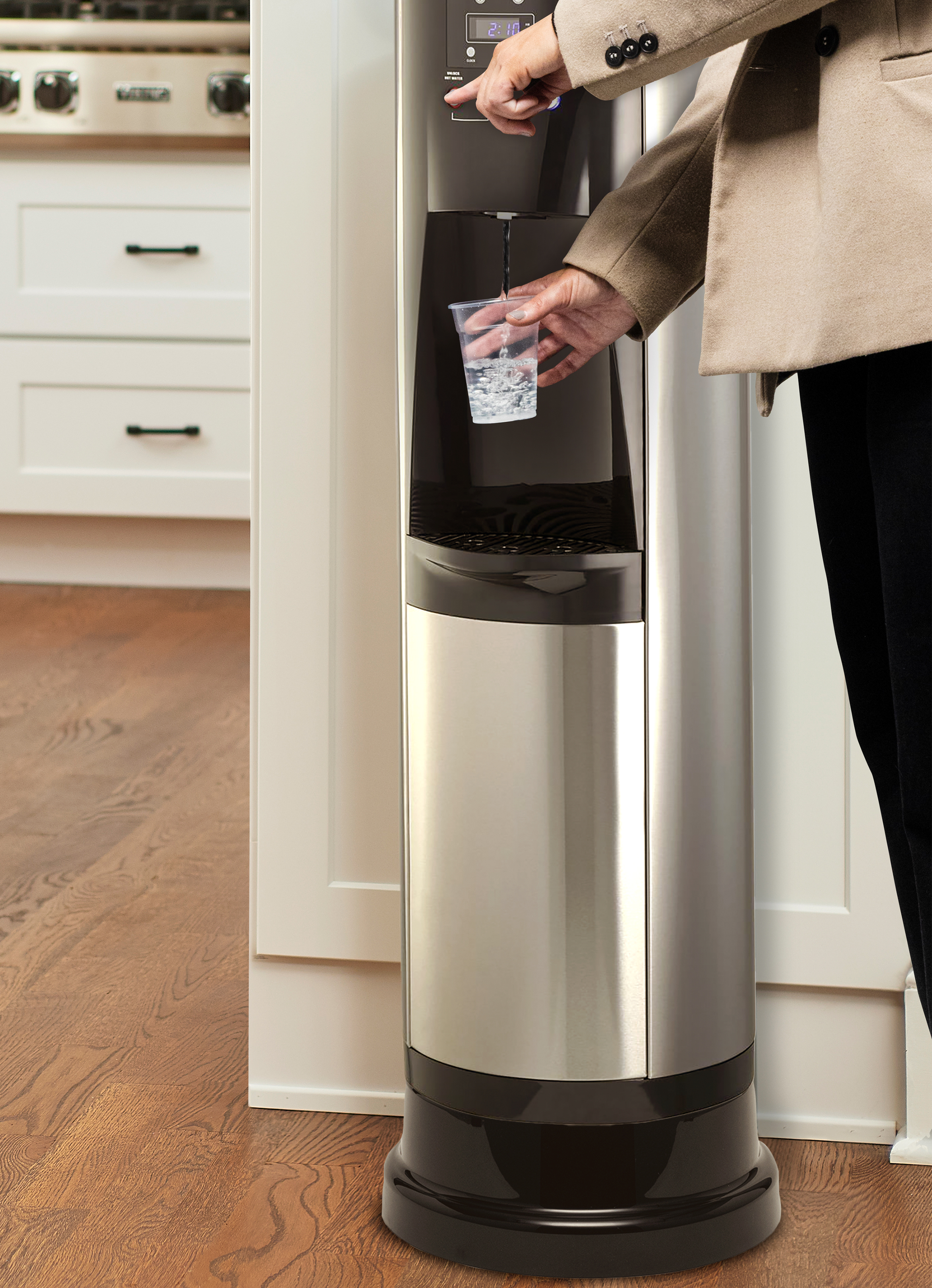 Allure Stainless Steel Dispenser Pedestal