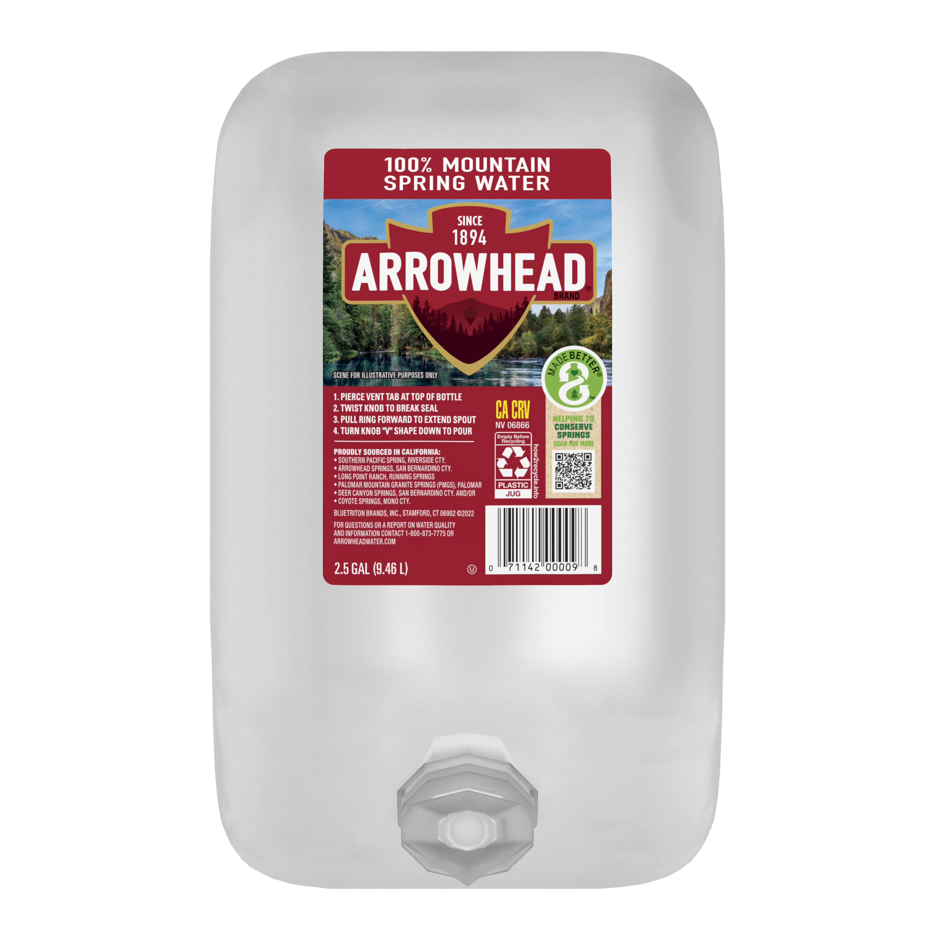 Arrowhead® Mountain Spring Water