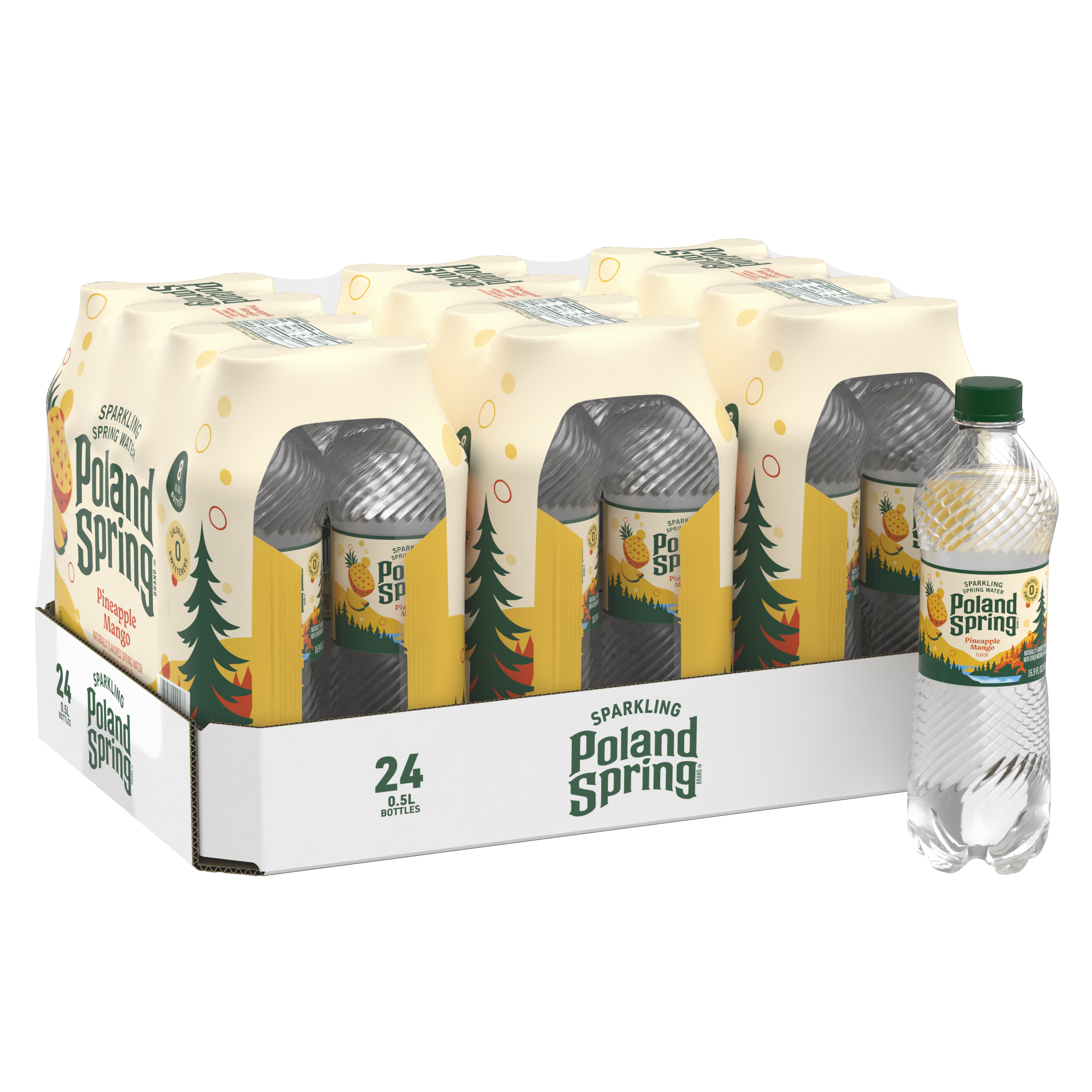 Poland Spring® Pineapple Mango Sparkling Water