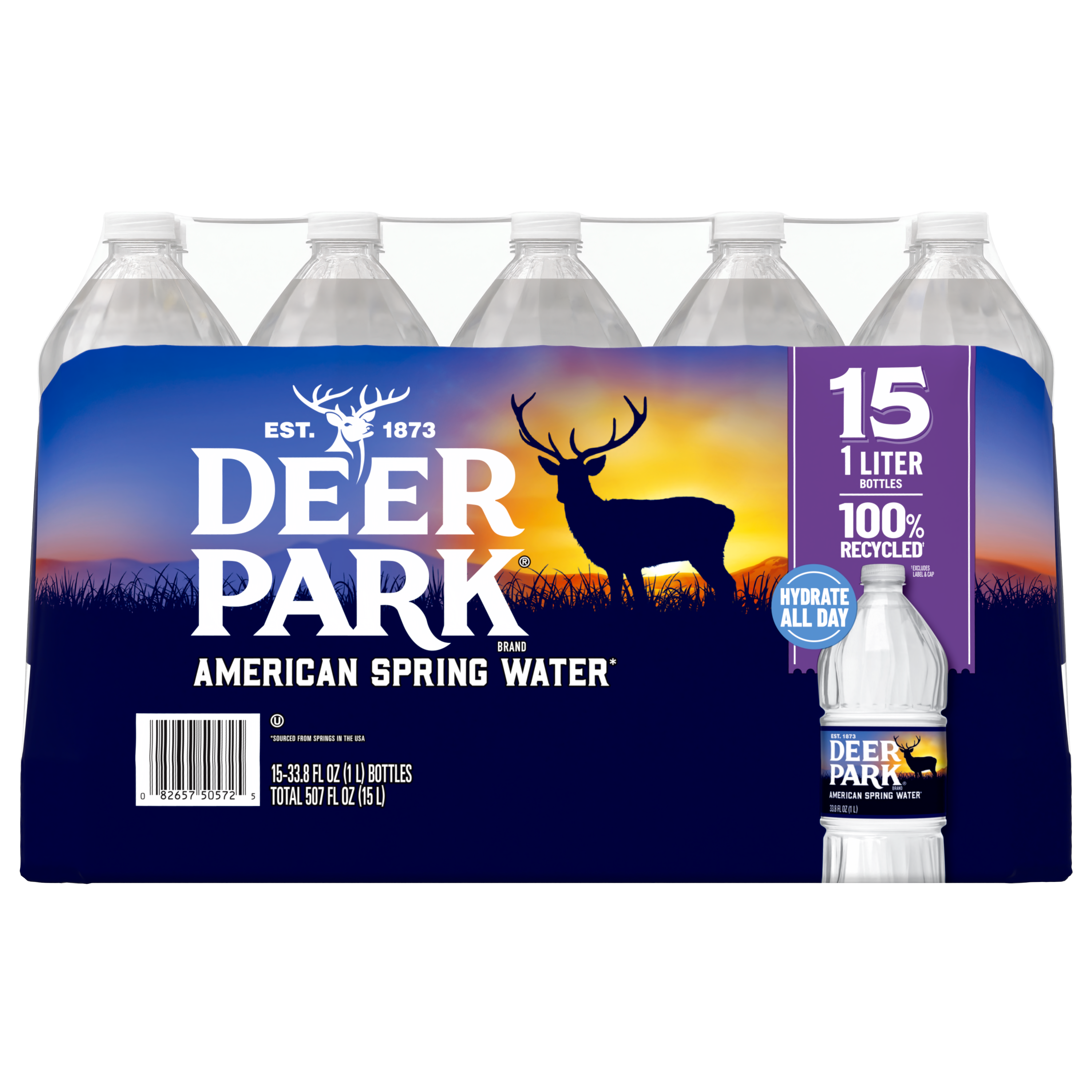 Deer Park® Spring Water 1-Liter 15 Pack
