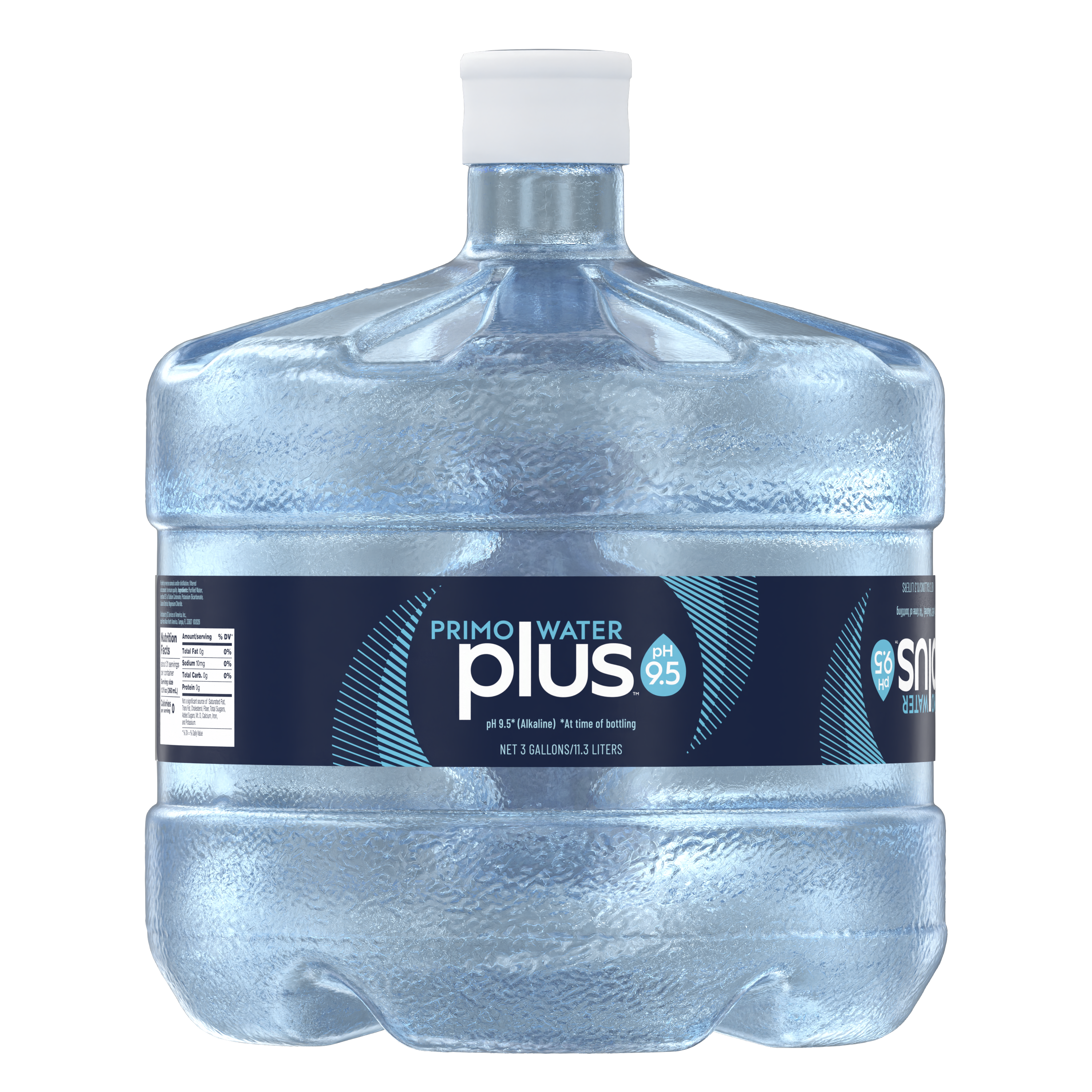 Primo Water Plus™ pH 9.5 (Alkaline*) - 3 Gallon Bottle