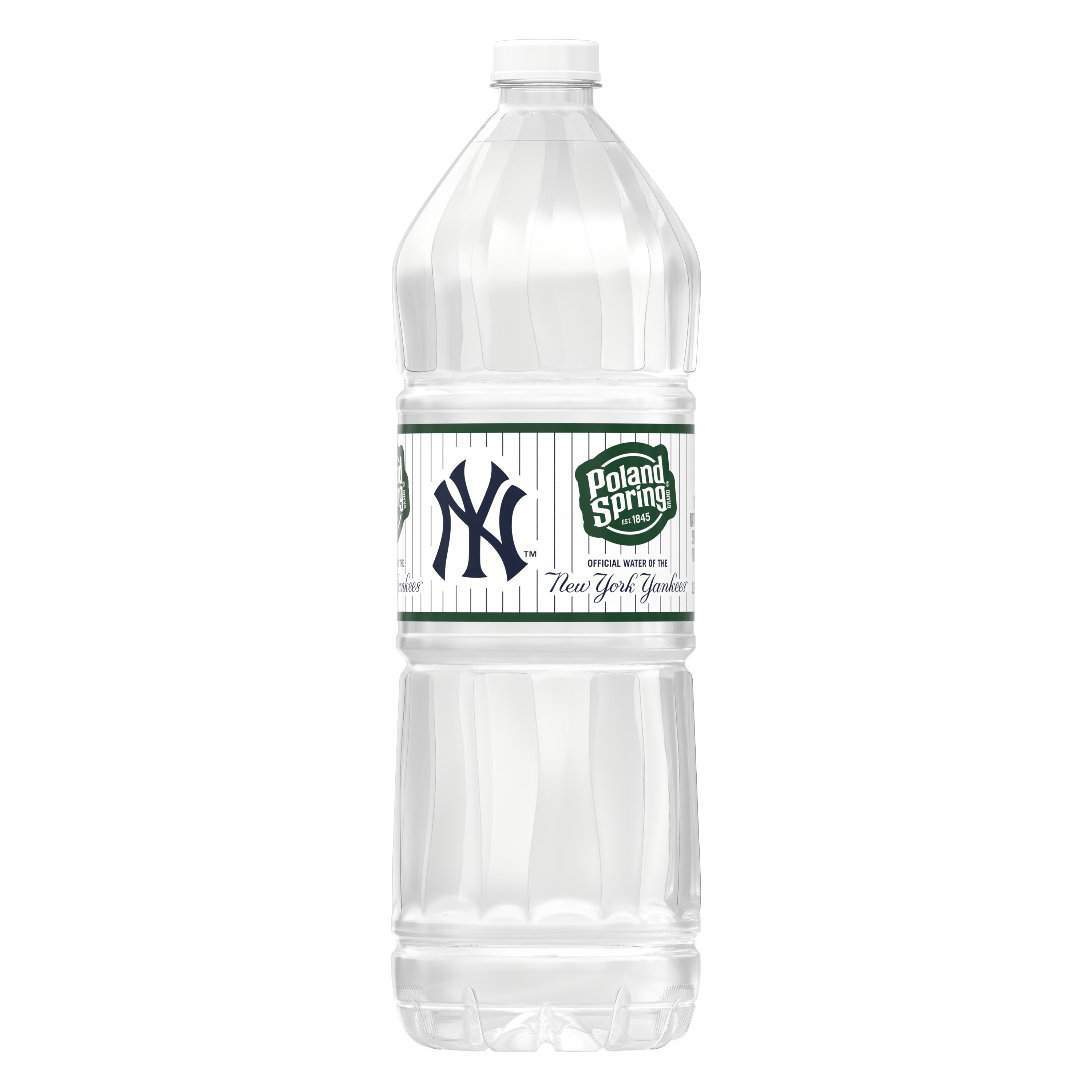 Poland Spring® Maine Spring Water 1 Liter, New York Yankees™ Pinstripes (12 Pack)
