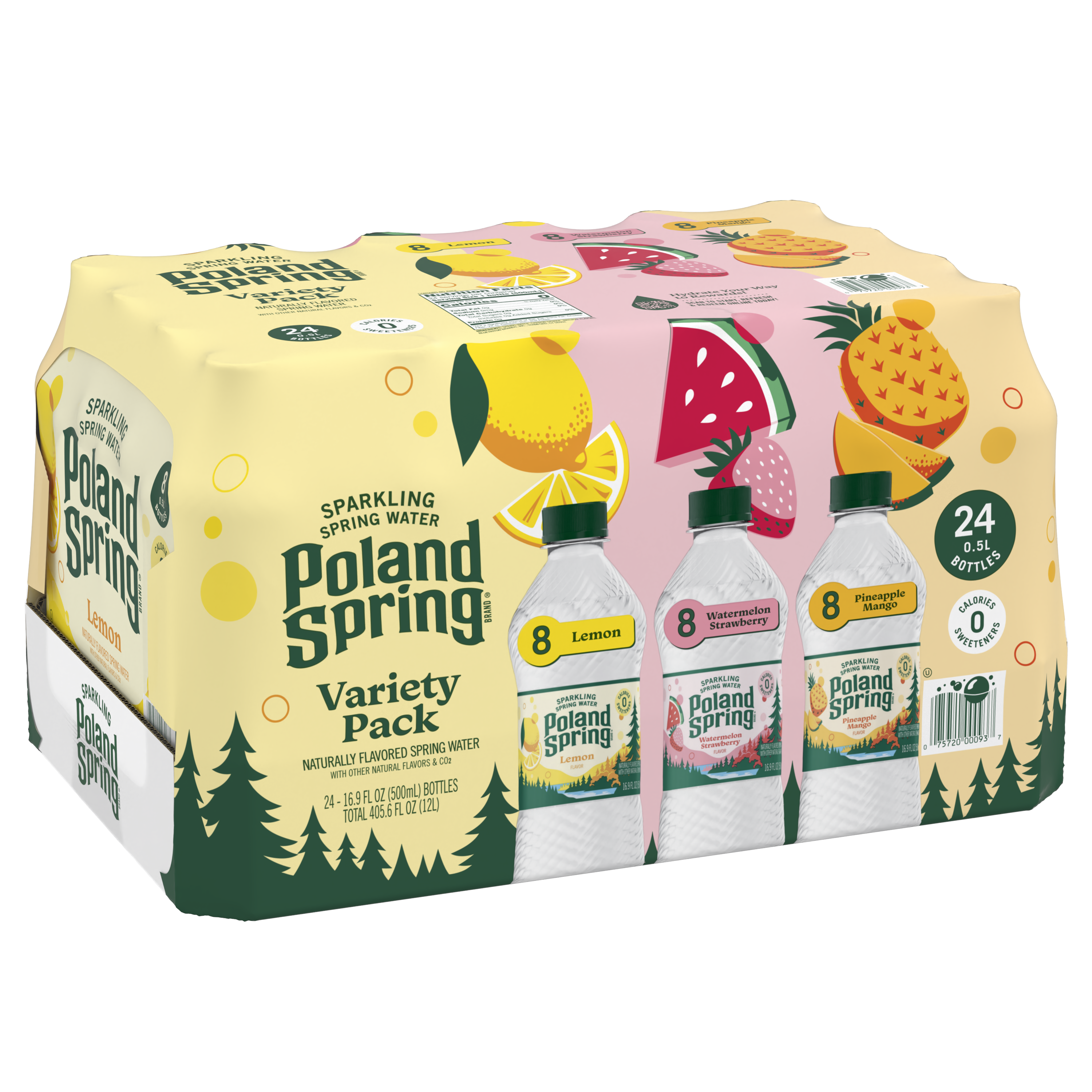 Poland Spring® Rainbow Flavored Sparkling Water Variety Pack