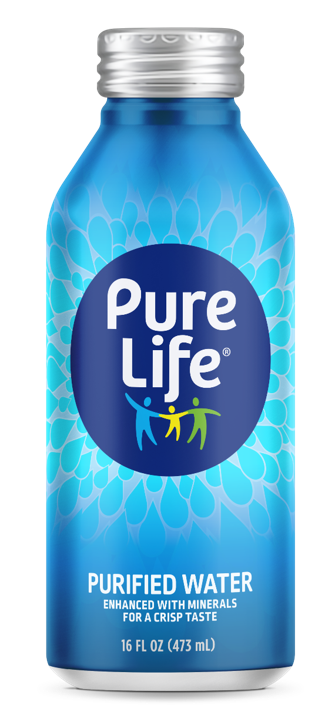 Pure Life® Purified Water Aluminum Bottle 16oz (24 Pack)