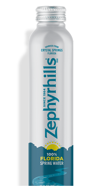 25 fl oz Aluminum Bottled Water | Zephyrhills® Florida Spring Water