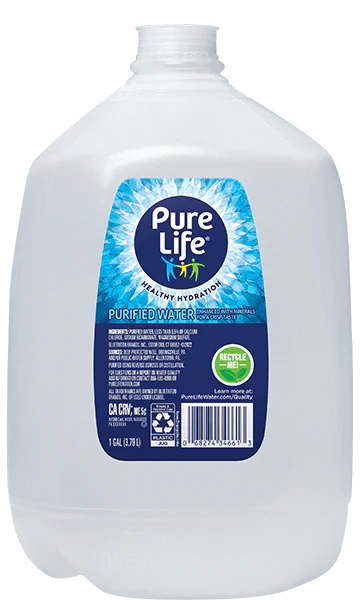 1 Gallon Jug Bottled Water | Pure Life®