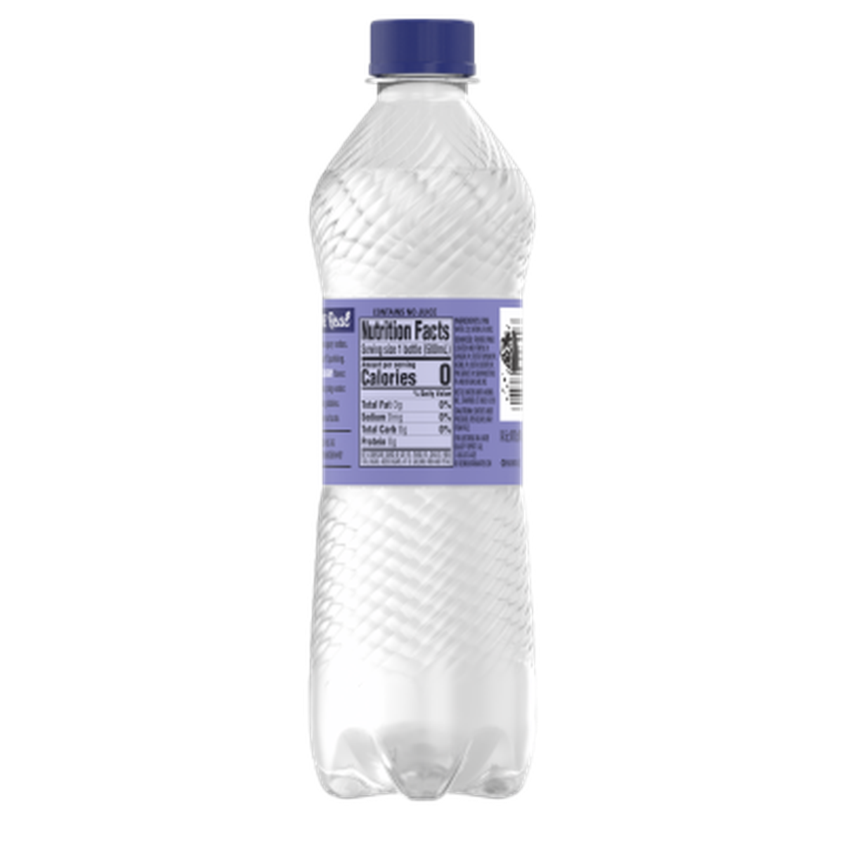 Ice Mountain Sparkling Water 500 mL bottle Triple Berry Flavored back image