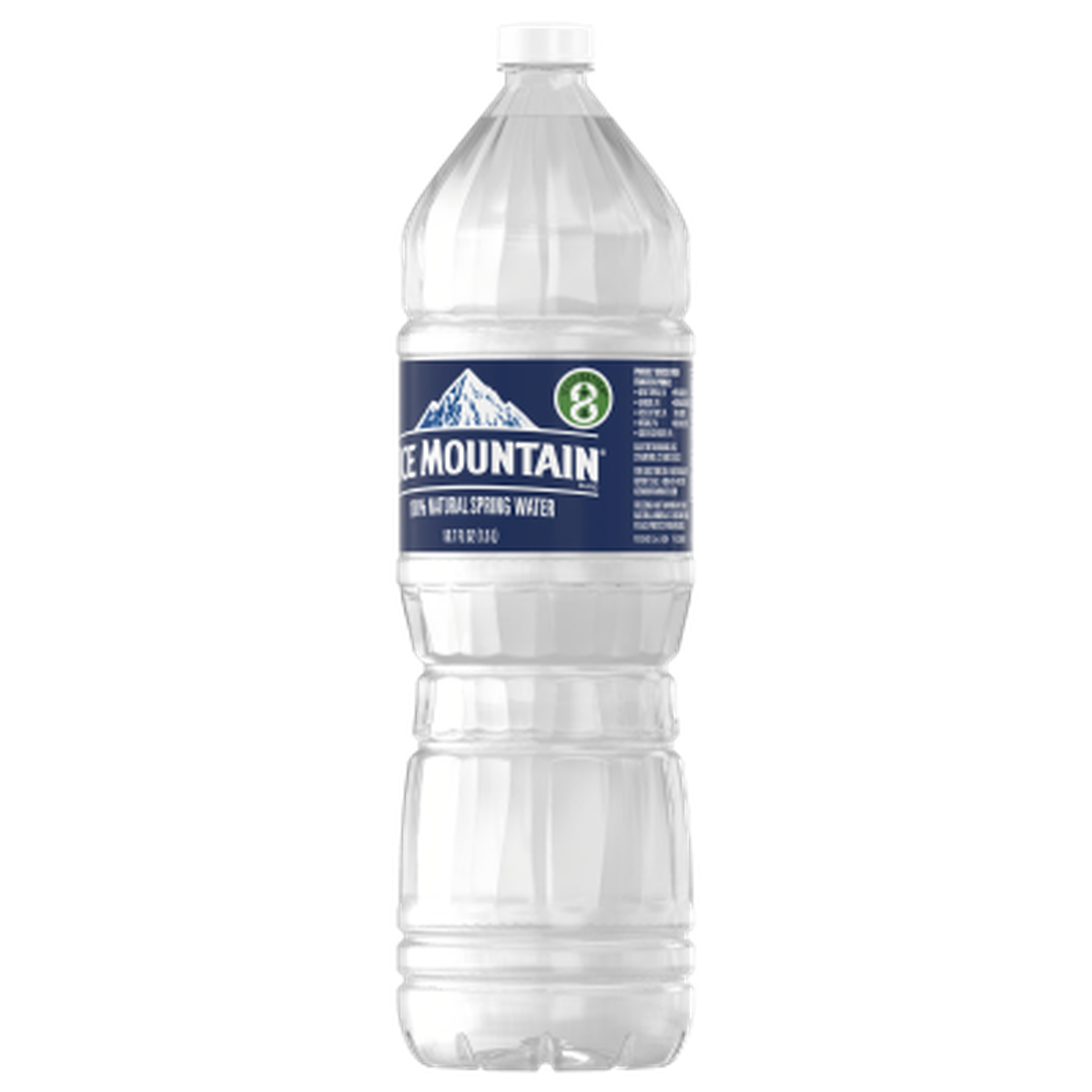 Ice mountain Spring water product detail 1.5L single back view