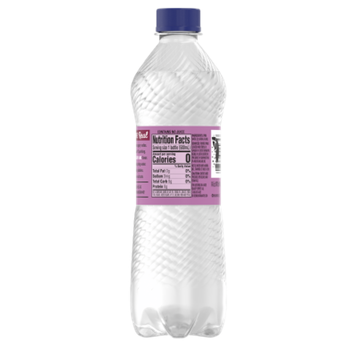 Ice Mountain Sparkling Water 500 mL bottle Raspberry Lime Flavored right view