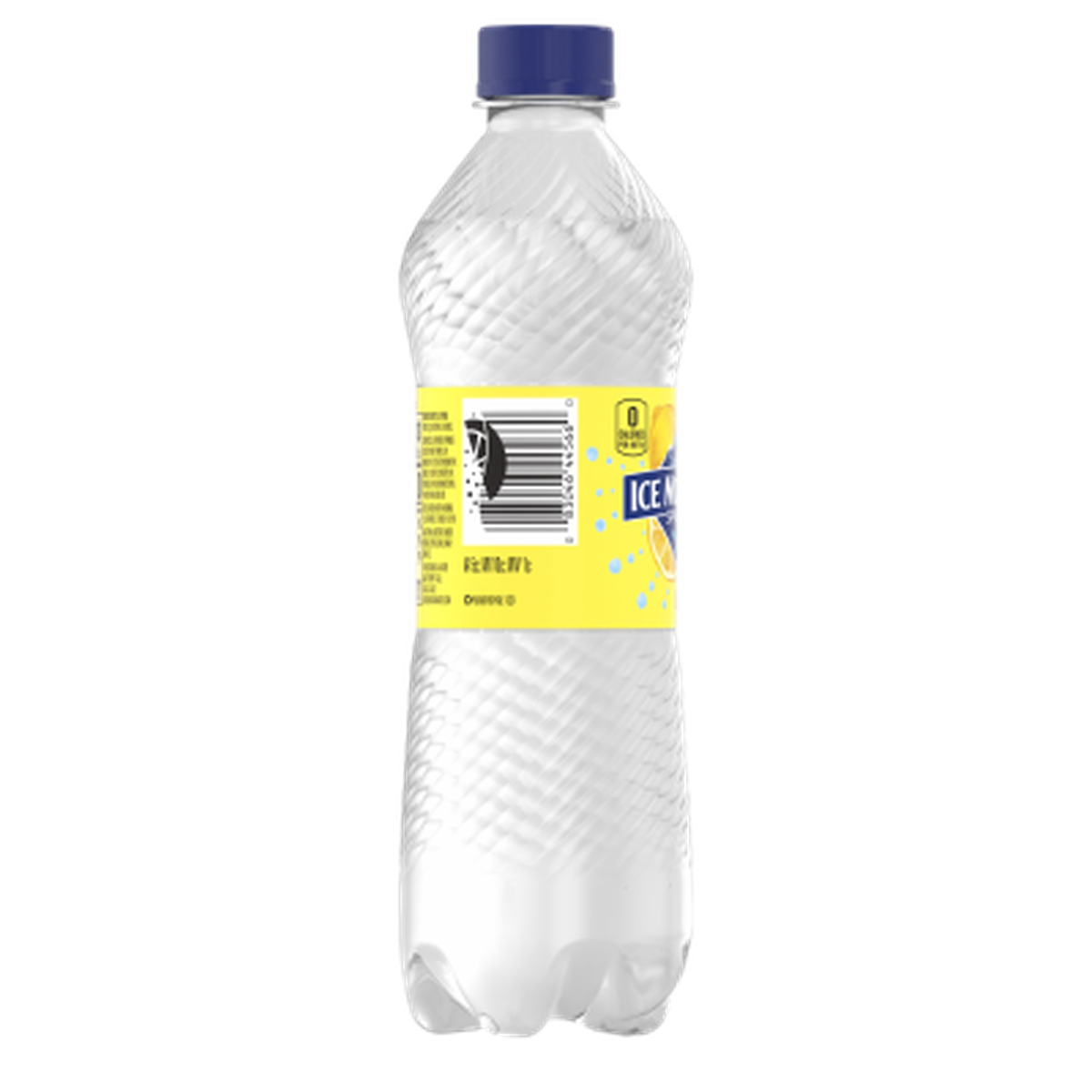 Ice Mountain Sparkling Water 500 mL bottle Lemon Flavored left view