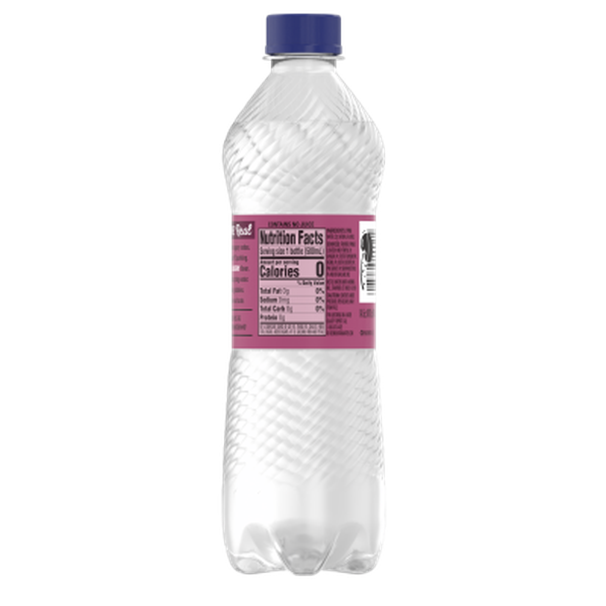 Ice Mountain Sparkling Water 500 mL bottle Black Cherry Flavored right view