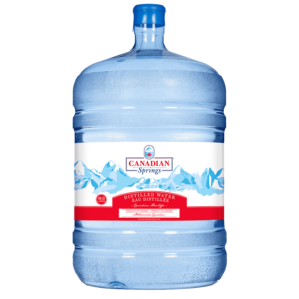 Canadian Springs® Distilled Bottled  Water 18.9L