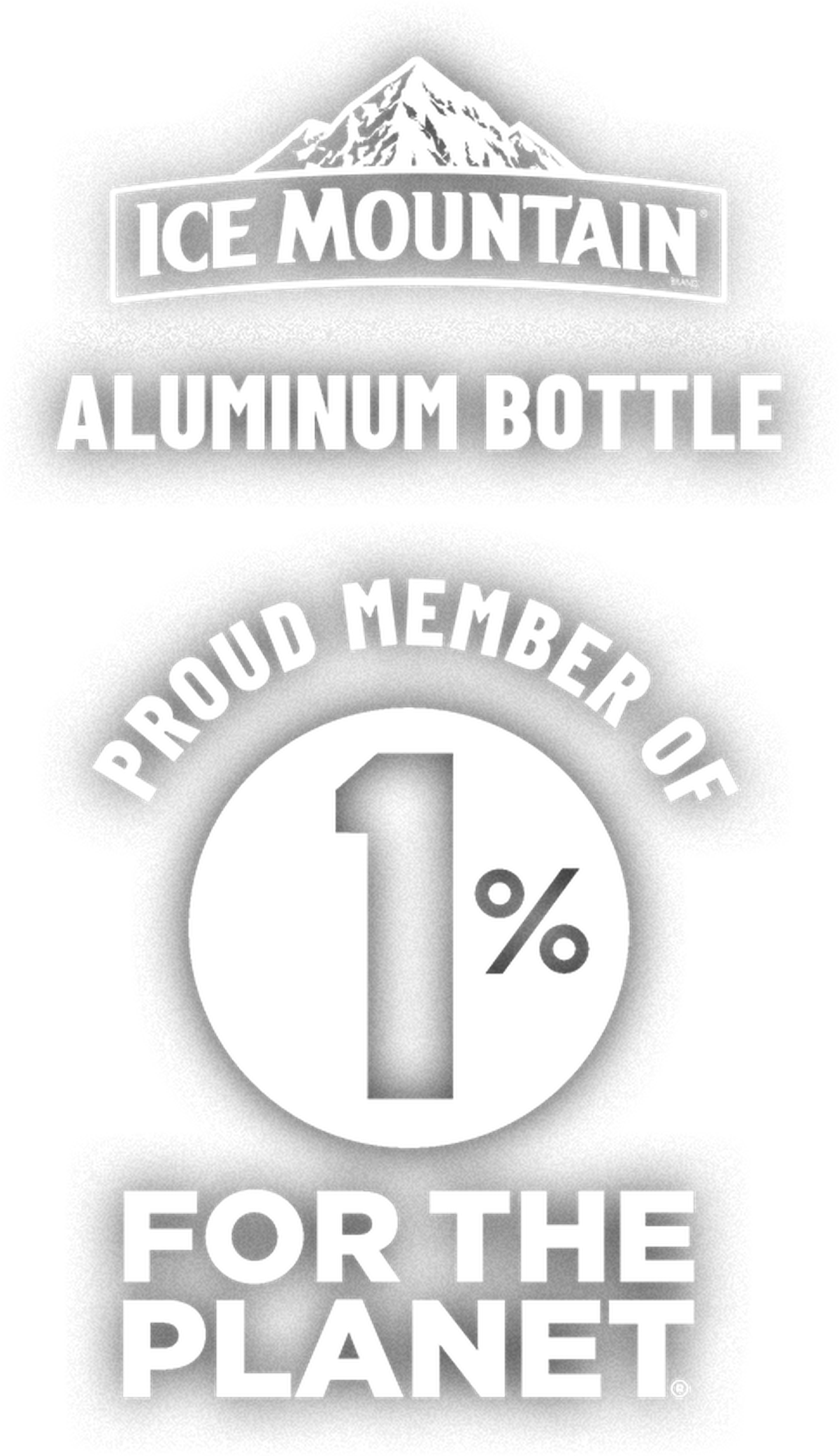 Ice Mountain MadeBetter® aluminum bottle logos