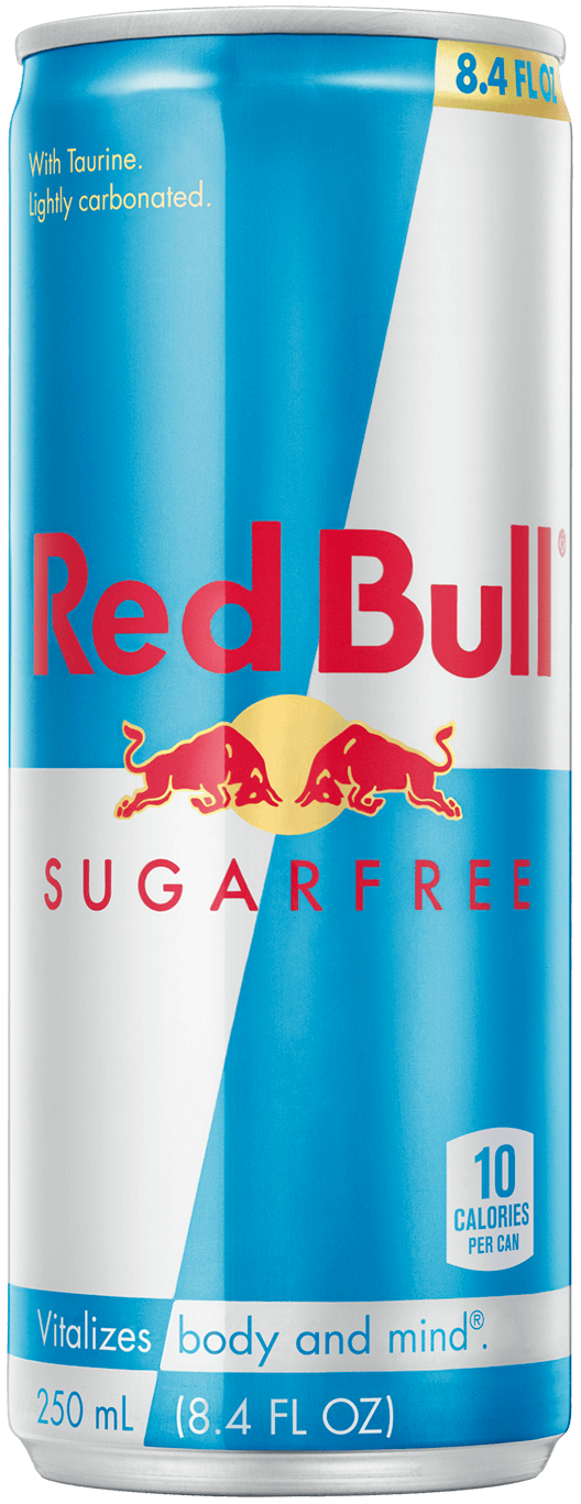 Red Bull Energy Drink Sugar Free 8.4 FL Oz Aluminum Cans (24 Pack)