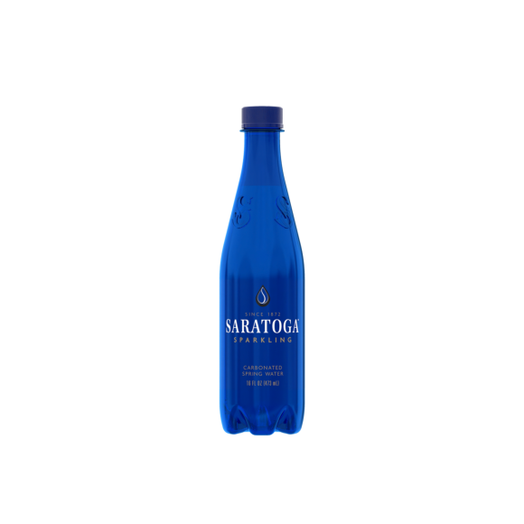 Saratoga® Sparkling Spring Water 16 Fl Oz Plastic Bottle (24 Pack)