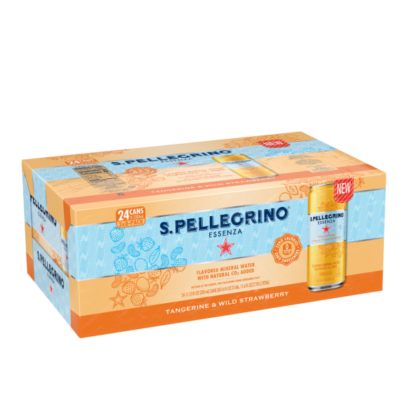 S.Pellegrino Essenza Tangerine & Wild Strawberry (24x330ml)