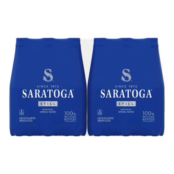 Saratoga® Spring Water 16 Fl Oz Plastic Bottle (24 Pack)