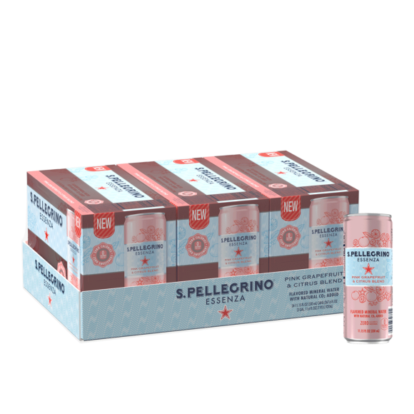 S.Pellegrino® Essenza™ Grapefruit & Citrus Sparkling Natural Mineral Water - Slim Cans