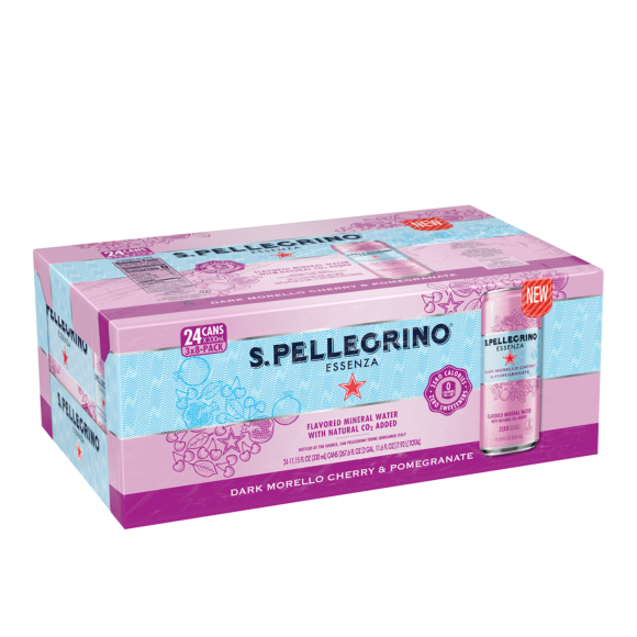 S.Pellegrino Essenza Black Cherry Morello & Pomegranate (24x330ml)