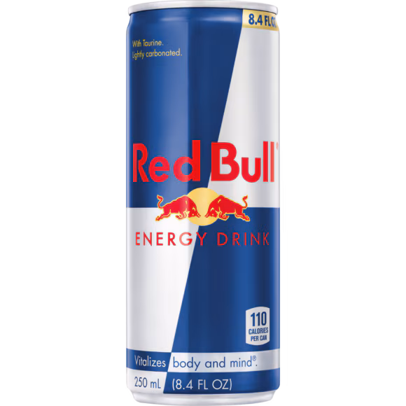Red Bull Energy Drink Original 8.4 FL Oz Aluminum Cans (24 Pack)