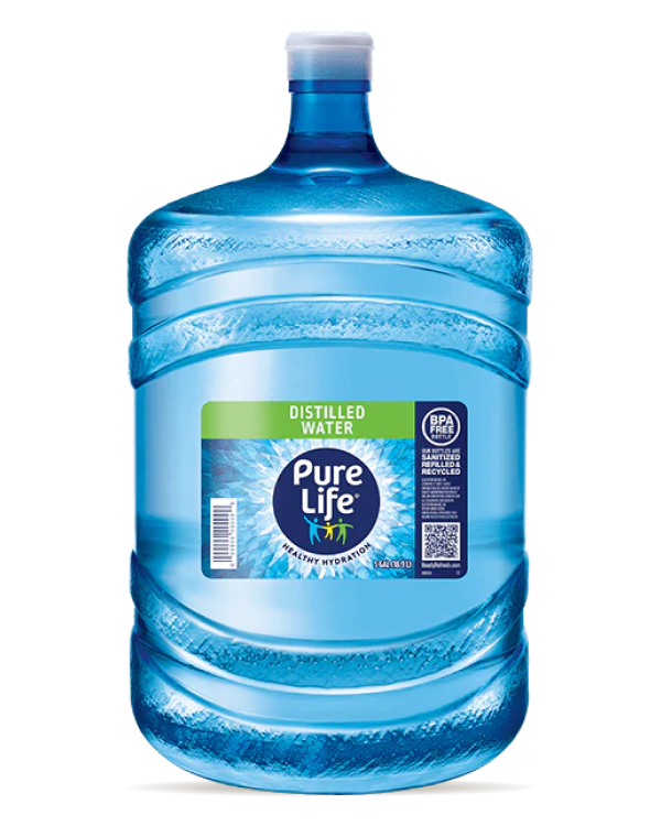 1 Gallon Jug Distilled Bottled Water | Pure Life®