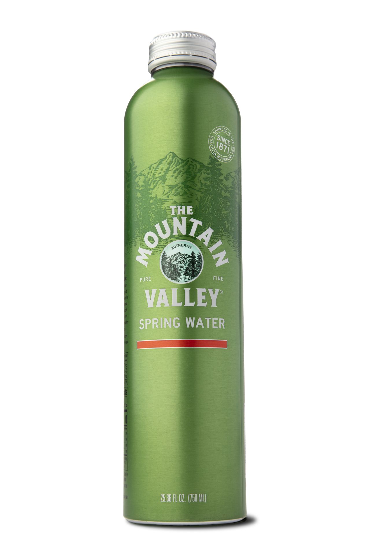 The Mountain Valley® Bottled Spring Water 0.75L, 12-Count of Aluminum