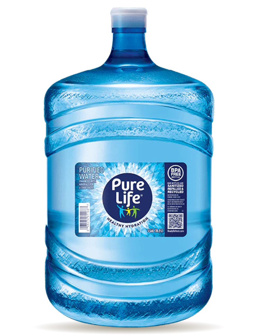 5 Gallon Jug Bottled Water | Pure Life®