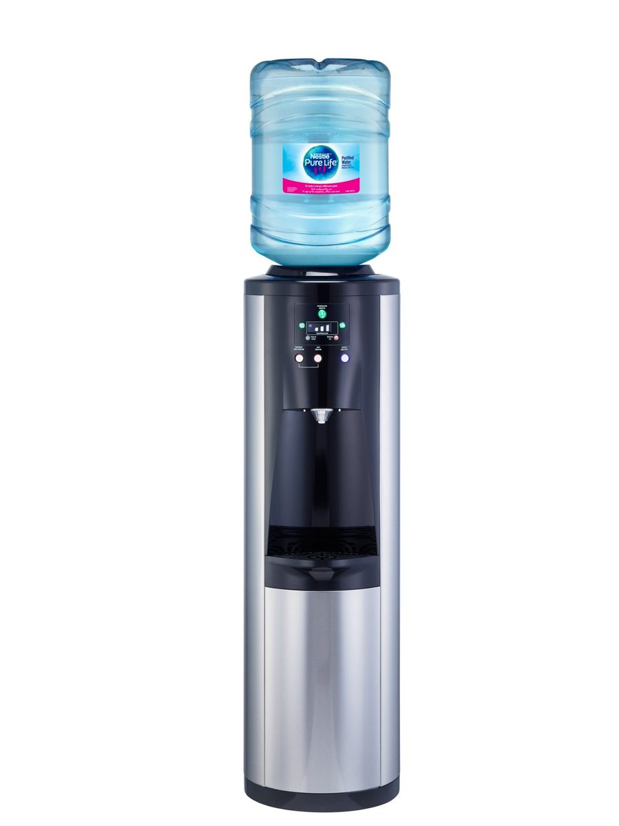 The Allure Series™ Hot, Cold and SPARKLING Water Dispenser in Stainless Steel