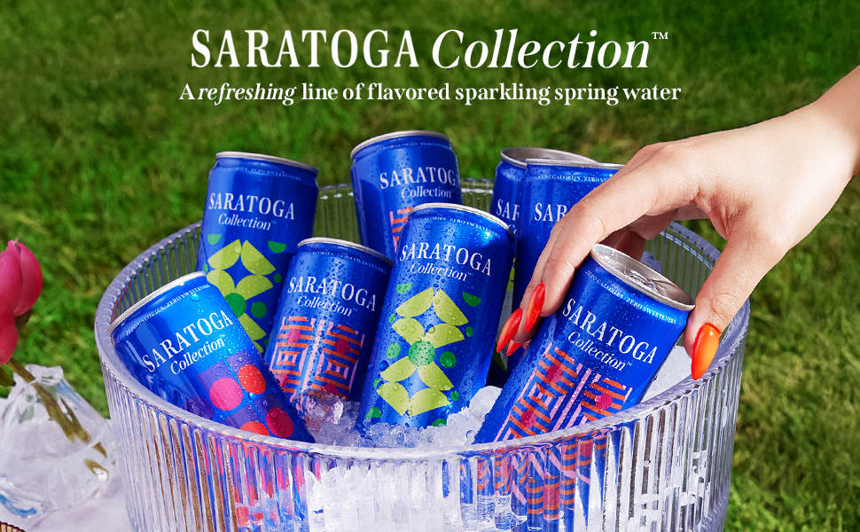 Saratoga Collection™ Mango Dragonfruit Perspectives Flavored Sparkling Spring Water, 4x6 Packs of 12 fl oz Cans