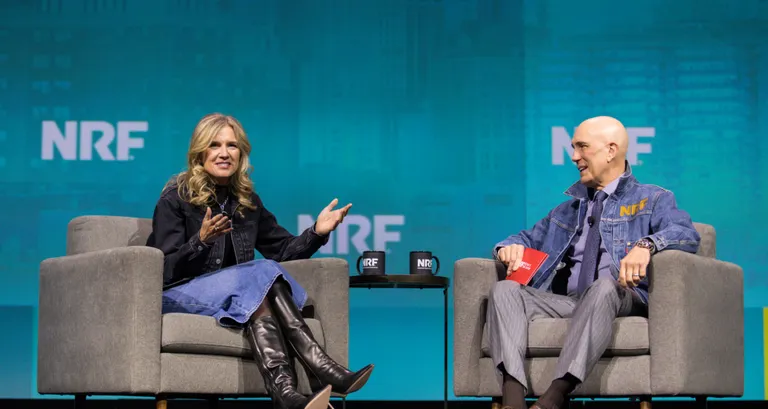 Michelle Gass and Matthew Shay at NRF 2024