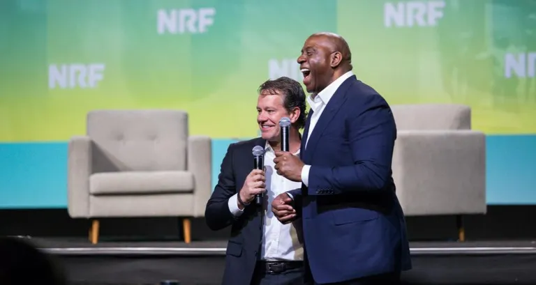 John Furner and Magic Johnson