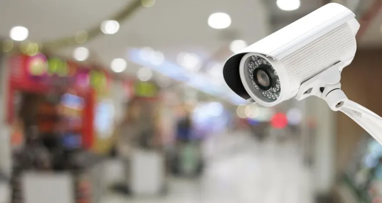 Security camera in store.