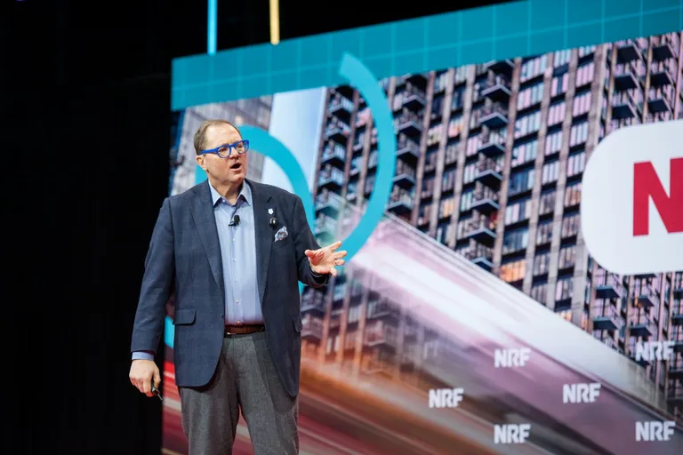 Jason ‘Retailgeek’ Goldberg speaks at NRF 2026.