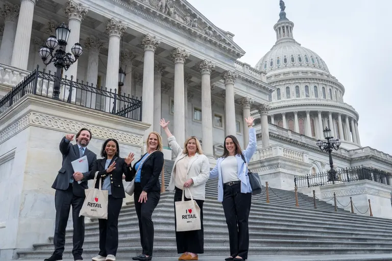 Retail owners and advocates on capitol hill.